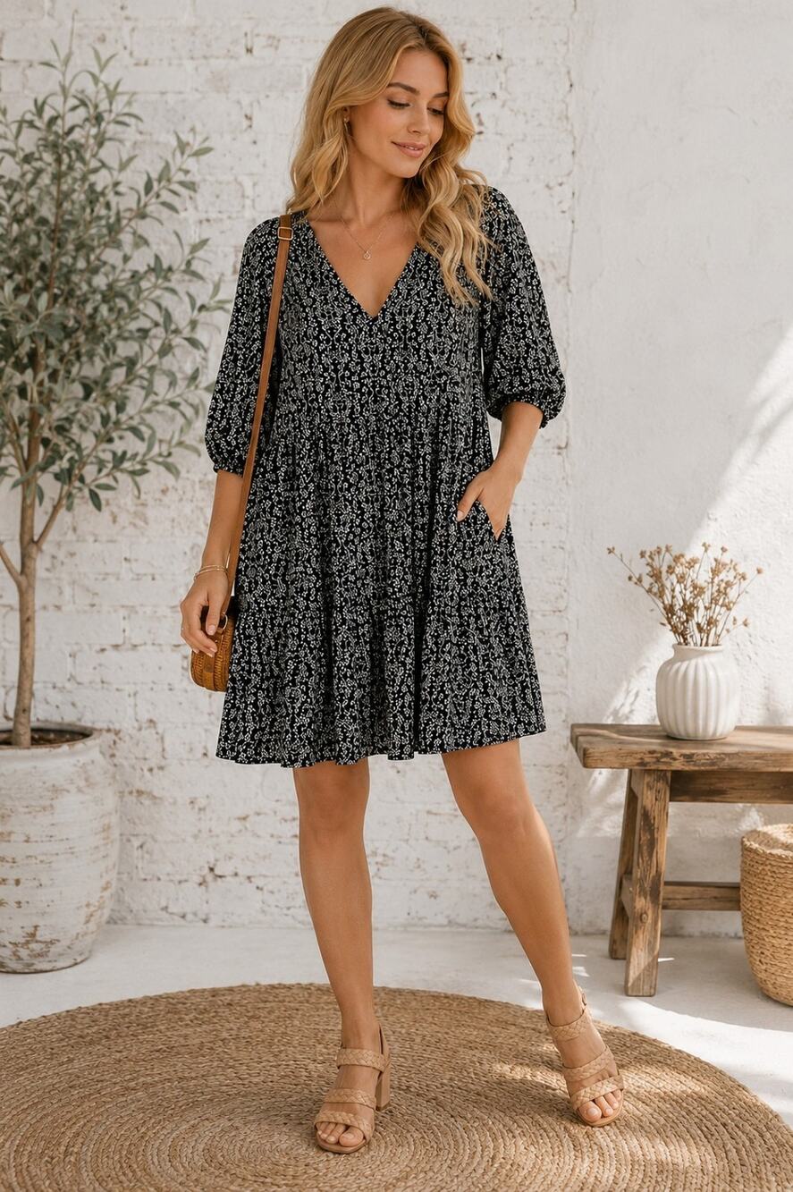 Universal Thread Women’s Babydoll Dress; Size Large